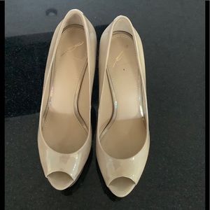 New Tan Platform Heels